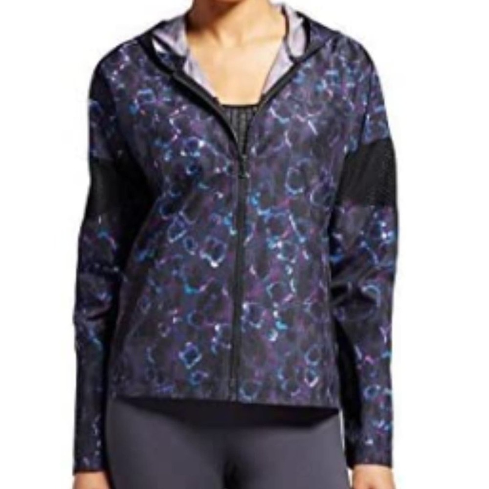 Champion C9 Women's Athletic Lightweight Hooded Print Jacket Size Small - Picture 2 of 6
